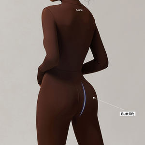 Custom Gym Fitness Set Een Stuk Jumpsuit Sportkleding Een Stuk Vrouwen Yogakleding En Rompertjes Sport Dragen Yoga Set - Product Image 1