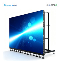Mur vidéo LED extérieur 500x500mm, armoire en fonte, écran LED géant étanche P2.6 P2.97 P3.91, location d'écran LED pour scène