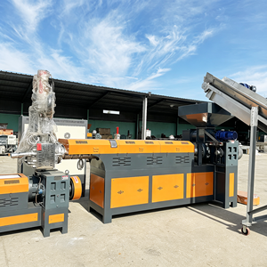 Repuestos de Base para Extrusora de Un Solo Tornillo con Absorción de Impactos, Modelo Sj120, Pequeña, 200 kg/h, para Laboratorio, Nitrurada, para Reprocesamiento de Botellas PET, con Vacío - Product Image 1