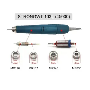 ลูกปืนเครื่องเจียรเล็บ 4 ชิ้น รุ่น MR148zz MR126zz MR106zz MR104zz 623 693zz สำหรับ Strong 210 105L Marathon H37L1 - Product Image 4