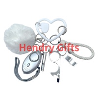 Fournitures Bracelet en forme de coeur Self Defence Personal Emergency SOS Safety Alarm Safety Alarm Self Defence Keychain
