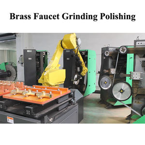 <span class=keywords><strong>Robot</strong></span> polissage meulage salle de bain robinets en cuivre couteau de <span class=keywords><strong>cuisine</strong></span> automatique bande abrasive polissage ébavurage machine - Product Image 4