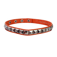 Collier ras-du-cou exclusif transfrontalier en cuir PU, style punk, avec rivets carrés, personnalisé et non-mainstream