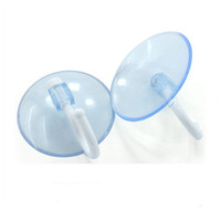 Crochet à ventouse en PVC à un seul niveau, style nordique, pour cuisine et maison, puissant, sans perforation, multifonctionnel, pour salon, vente en gros