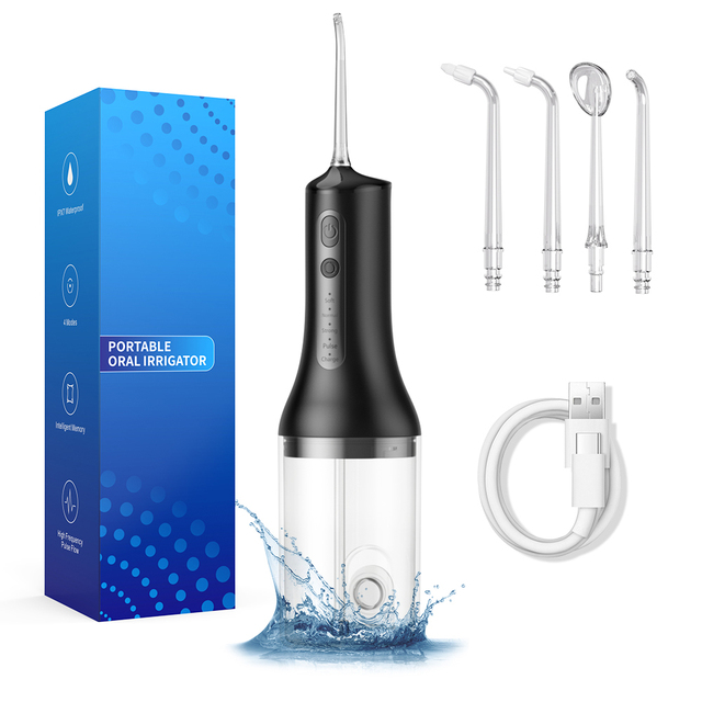 2025 Trend Stock Large Capacity 300ML Handheld Portable Oral Irrigator Water Floss Electric Dental Water Flosser F800K