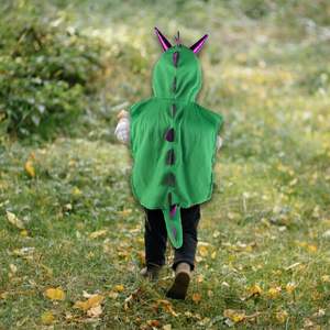 Capas de Dragón, Disfraces de Cosplay para Niños, Capa de Terciopelo, Disfraz de Halloween, Capa de Dinosaurio con Capucha para Niños - Product Image 2