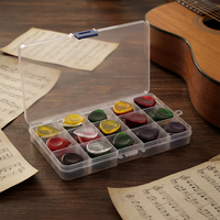 Penarik Gitar Alice Transparan PC Tahan Lama Lapisan Matte Ketebalan 1.0/2.0/3.0mm (100 Buah/Kotak)