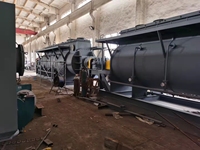 Sécheur à tambour rotatif à lames creuses JiaLi série QJ pour boues, en acier SUS316L, multi-chauffage, avec moteur puissant
