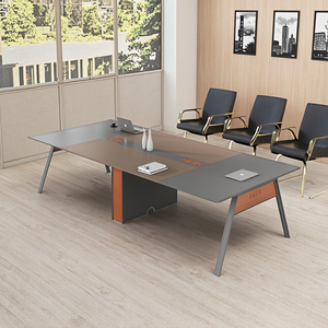 Bán buôn bán hàng trực tiếp gỗ hiện đại điều hành phòng hội nghị bảng tùy chỉnh Hội Đồng Quản trị phòng họp bảng 18 người - Product Image 4