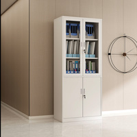 Armoire de classement de bureau en fer Homniture avec serrure, armoire en acier pour documents, dossiers, papeterie