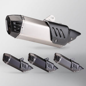 Silencieux d'échappement universel pour <span class=keywords><strong>moto</strong></span> 51 mm S7, échappement <span class=keywords><strong>moto</strong></span> de course NINJA400 GSXR600 <span class=keywords><strong>Z750</strong></span> TMAX530 MT07 MT09 CBR250 - Product Image 3