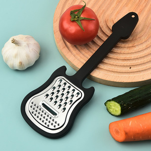Éplucheur de fruits en forme de <span class=keywords><strong>guitare</strong></span> en acier inoxydable Amz Hot, manuel, multifonction, pour melon et pommes de terre, ustensile de cuisine PP - Product Image 2