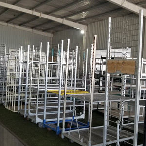 การปรับแต่งเหล็กสังกะสีหลายชั้นเรือนกระจกพืชสวนดอกไม้รถเข็น cc รถเข็นเดนมาร์กสําหรับขาย - Product Image 6