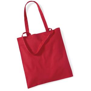 Bolsa de Compras Promocional, 100% Algodón, Color Rojo Clásico, Talla Única, Cuadrada, para Uso Promocional - Product Image 1