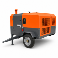Compresseur à vis portable QIYUN, neuf, mobile, diesel, refroidi par air, sans huile, silencieux, pour usage minier