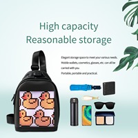 Voyage téléphone bandoulière poitrine sac étanche Fanny Pack taille sac Led sac à bandoulière