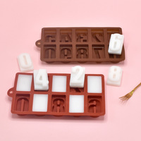 Moule en silicone pour chocolat, gelée, gâteau, savon, dessert, mousse - Forme irrégulière, résistant au four, pour la pâtisserie et la création de desserts faits maison