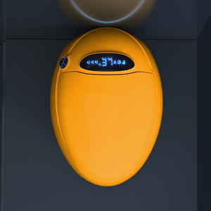 Mới Được Thiết Kế Màu Hình Trứng Thông Minh Gốm Nhà Vệ Sinh Thông Minh Thiết Bị Vệ Sinh Điều Khiển Từ Xa Sàn Gắn Cho Phòng Tắm - Product Image 3