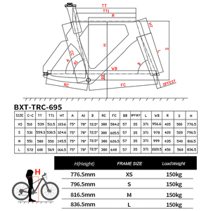 BXT TRC-695 T1000 Carbon Fiber Track Bike <b>Frame</b> 700C Fixed Gear Road <b>Bicycles</b> Frameset OEM Custom for Training Workouts - Product Image 2