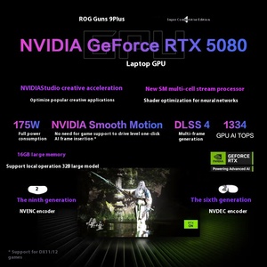 Strix SCAR 9 Extreme Edition - 16" Display Gaming <b>Laptop</b> (Core U9 275HX, 32GB RAM, 1TB SSD, RTX 5080, 2.5K MiniLED) - Product Image 2