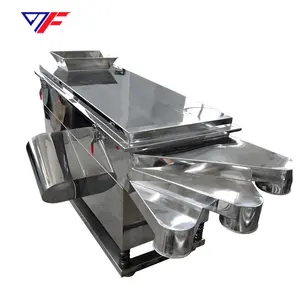 Linear Vibrating Gravity Shaking Table Classifying Straight Vibration Screen Separator Soybean Seed Processing Machine 1-5