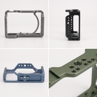 Cage de caméra usinée CNC, support de caméra personnalisé pour équipement de cinéma