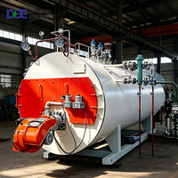 Chaudière à vapeur professionnelle au gaz naturel de 10 tonnes, chaudière à vapeur au gaz naturel ou au mazout, générateur intelligent, chaudière industrielle