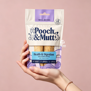 Bolsas de Embalaje Personalizadas para Alimentos Liofilizados para Mascotas de 100g, Bolsa con Cierre Vertical, Papel de Aluminio, Impresión Digital de Fábrica - Product Image 4
