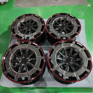 Vàng 24 Inch Rims G63 Bánh Xe Hợp Kim Rèn Rim T6-6061 Với Carbon Fiber Bìa 5X130 Trung Tâm Bu Lông 84.1 24x11j 12j - Product Image 4