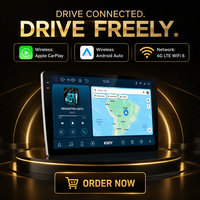 Lecteur DVD Android 16 pour voiture CarPlay sans fil Android Auto 9 pouces 10.1 pouces écran tactile Système stéréo pour voiture
