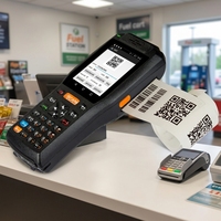 Terminal de point de vente mobile robuste intelligent Android avec lecteur RFID et code QR et imprimante