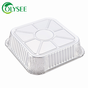 ทิ้ง8 "สแควร์อลูมิเนียมภาชนะฟอยล์เค้กกระทะ<span class=keywords><strong>3241</strong></span> - Product Image 3
