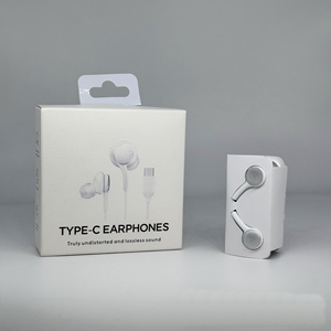 HifiサウンドイヤホンインイヤーヘッドセットタイプC HDマイク付きSamsung S21 S20 S10 9 8 Plus注9 10イヤホン用 - Product Image 1