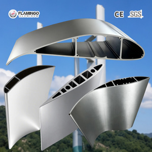 Perfiles Extruidos de Aluminio 6063 T5 de Alta Precisión para Palas de Viento, Aerofólio para Energía Eólica, Muestras Gratuitas - Product Image 1