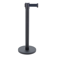Poteau de file d'attente d'hôtel, barrière, poteau de stanchion, garde-corps pliable, ceinture rétractable pour le contrôle des foules