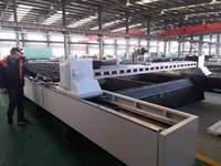 PFT-14032 Jinan Chine Machine de découpe laser fibre CNC 5 axes Cypcut Haute Productivité IA pour l'acier inoxydable et le métal