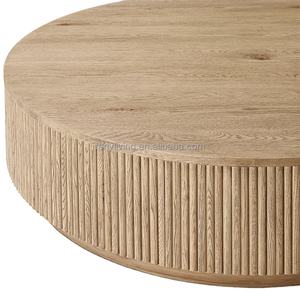 Felly di alta qualità moderno americano mobile tavolino da caffè in legno tavolino rotondo - Product Image 2