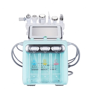Small Blue Hydro Facial Machine with US Plug for Lips & Breast Care Skin Rejuvenation & Acne Treatment - Product Image 1