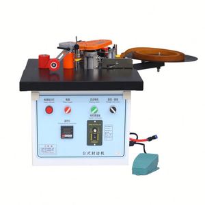 Enchapadora de cantos de sobremesa pequeña para carpintería doméstica, para madera de formas pequeñas, con conjunto de motor y rodamientos - Product Image 1
