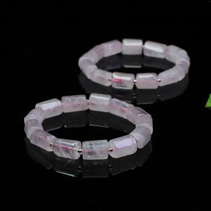 Juanyu Natural Gemstone <strong>Beads</strong> <strong>Bracelet</strong> Geometric Rose Quartz Beaded <strong>Bracelets</strong> Healing Crystal <strong>Bracelets</strong> - Product Image 2