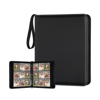 Best 36 Pocket Trading Card Binder | Premium Side-Loading PU Leather