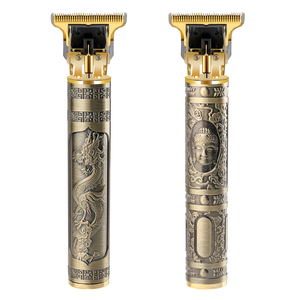 Rasoio Elettrico <span class=keywords><strong>Professionale</strong></span> Vintage T9 per Uomo con Lama in Acciaio Inossidabile, Macchinetta Tagliacapelli e Regolabarba in Metallo con USB - Product Image 6