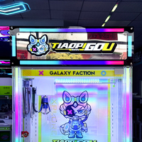 Machine à griffes commerciale pour parents et enfants avec lecteur de cartes, grue intelligente pour centres commerciaux à fort trafic