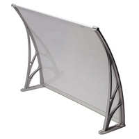 Auvent manuel en Polycarbonate, conception classique, cadre en PP, auvent pour couvrir la maison de la pluie, bonne qualité