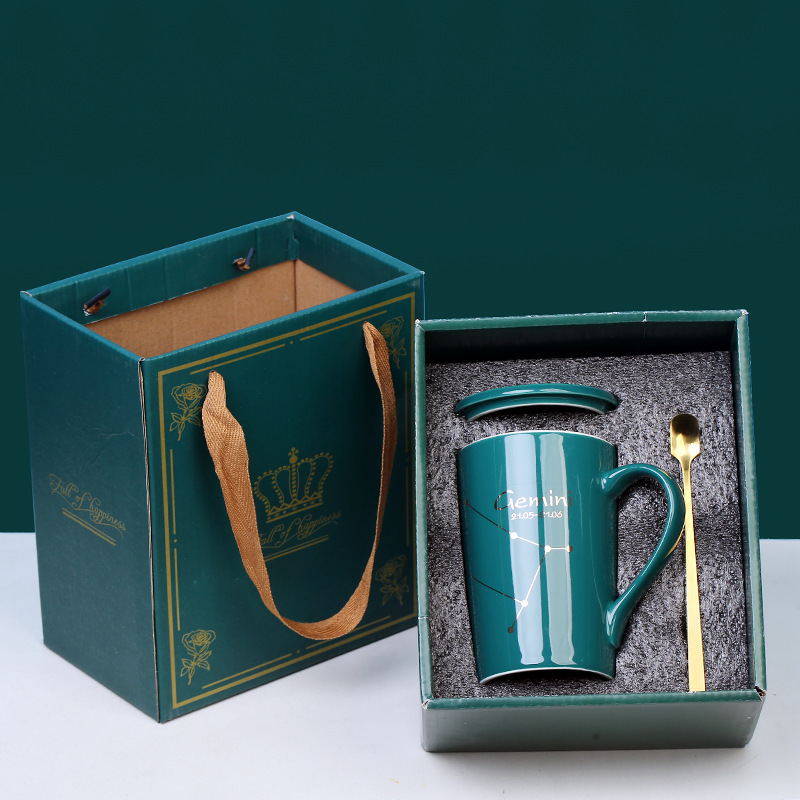 Coffret cadeau 12 noir vert gemini vert
