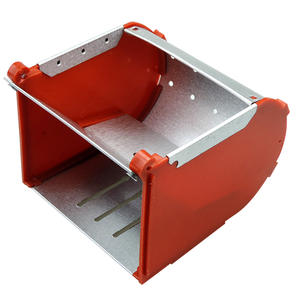 سهل التجميع قادوس مزرعة أرنب 12 أو 15 أو 20 أو 25 أو قفص تغذية أرنب صندوق قفص تغذية أرنب - Product Image 3