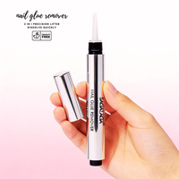 SAGALAGA Stylo Dissolvant Professionnel Rapide pour Colle à Ongles – Décolleur Sans Trempage et Sans Désordre pour Ongles en Acrylique et Gel