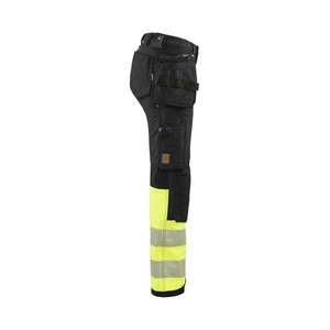 BLAKLADER - 719316429933D24 <b>Women</b>’s hi-vis <b>trouser</b> with 4-way-stretch Black/Yellow - EAN 7330509777039 HI-VIS <b>WORKWEAR</b> - Product Image 4