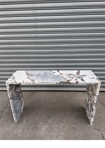 Comptoir en marbre naturel de style design Table longue murale Table d'entrée de luxe Table <span class=keywords><strong>console</strong></span> couloir entrée entrée extensible - Product Image 6