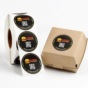 Etiquetas de Papel Autoadhesivas Personalizadas, Impermeables y Ecológicas para Empaque de Sándwiches de Pollo, con Código de Barras, Fuerte Adhesión, Digitales - Product Image 2